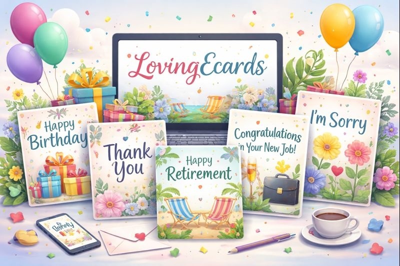 online congratulations card