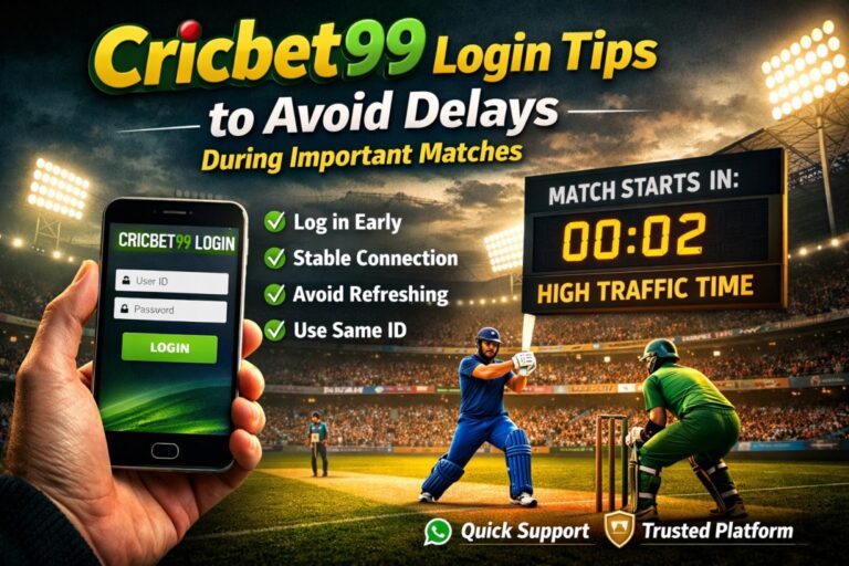 Cricbet99 Login tips to avoid delay