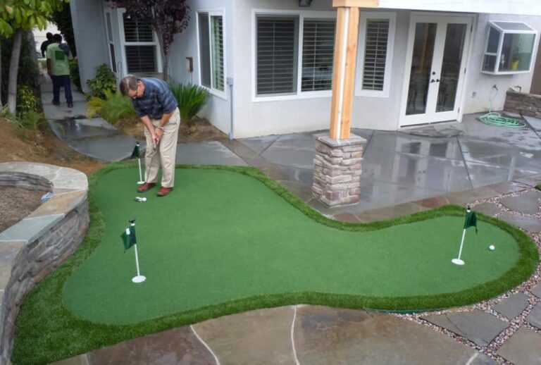 Premium Backyard Golf Turf Installation Services in Alpharetta, GA