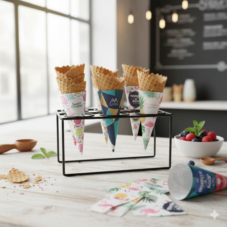 waffle cone paper