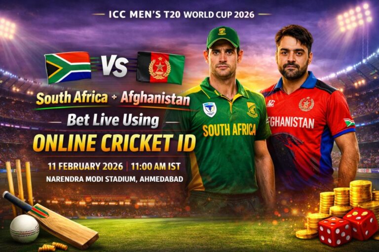 South Africa vs Afghanistan: Bet Live Using Online Cricket ID