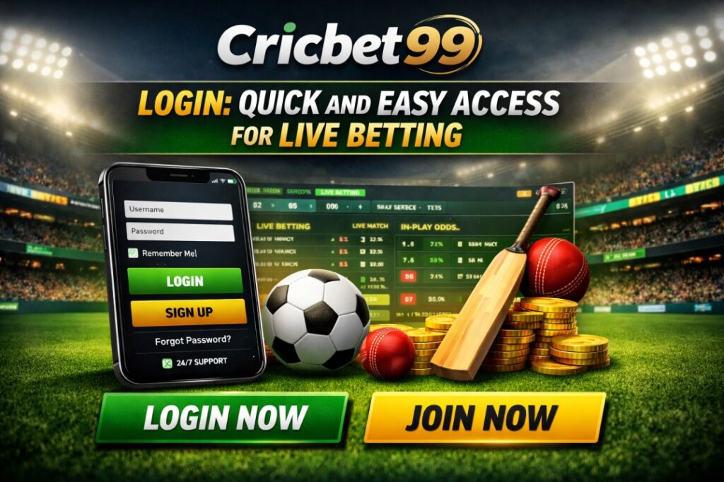 Cricbet99 Login: Quick and Easy Access for Live Betting