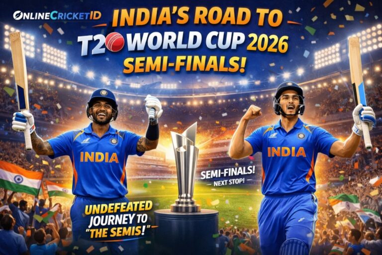 Online Cricket ID: India’s Road to T20 World Cup Semi-Finals