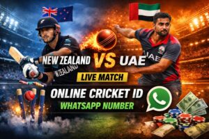 ew Zealand vs UAE Live Match | Online Cricket ID WhatsApp Number