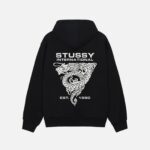 Stussy Dragon Hoodie Black