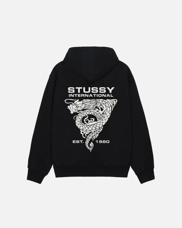 Stussy Dragon Hoodie Black