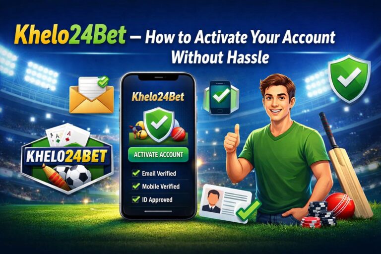Khelo24Bet – How to Activate Your Account Without Hassle