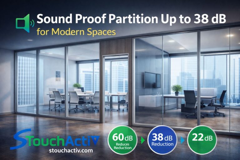 Sound Proof Partition Up to 38 dB