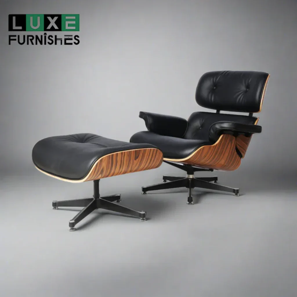 Eames chair and Ottoman