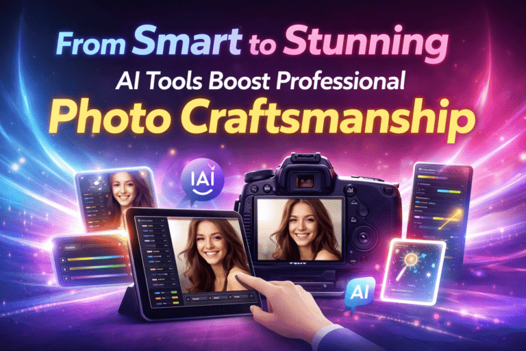 From Smart to Stunning: AI Tools Boost Professional Photo Craftsmanship