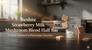 Seshnz Strawberry Milk Mushroom Blend Half Bar