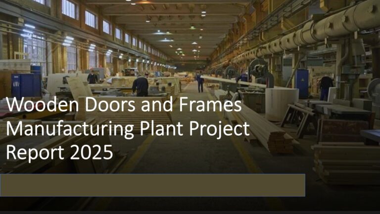Wooden Doors and Frames Manufacturing Plant