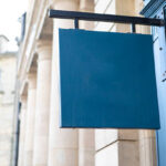 shop sign installation