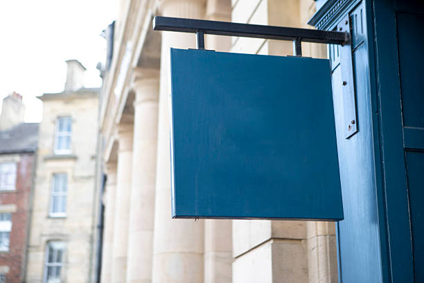 shop sign installation