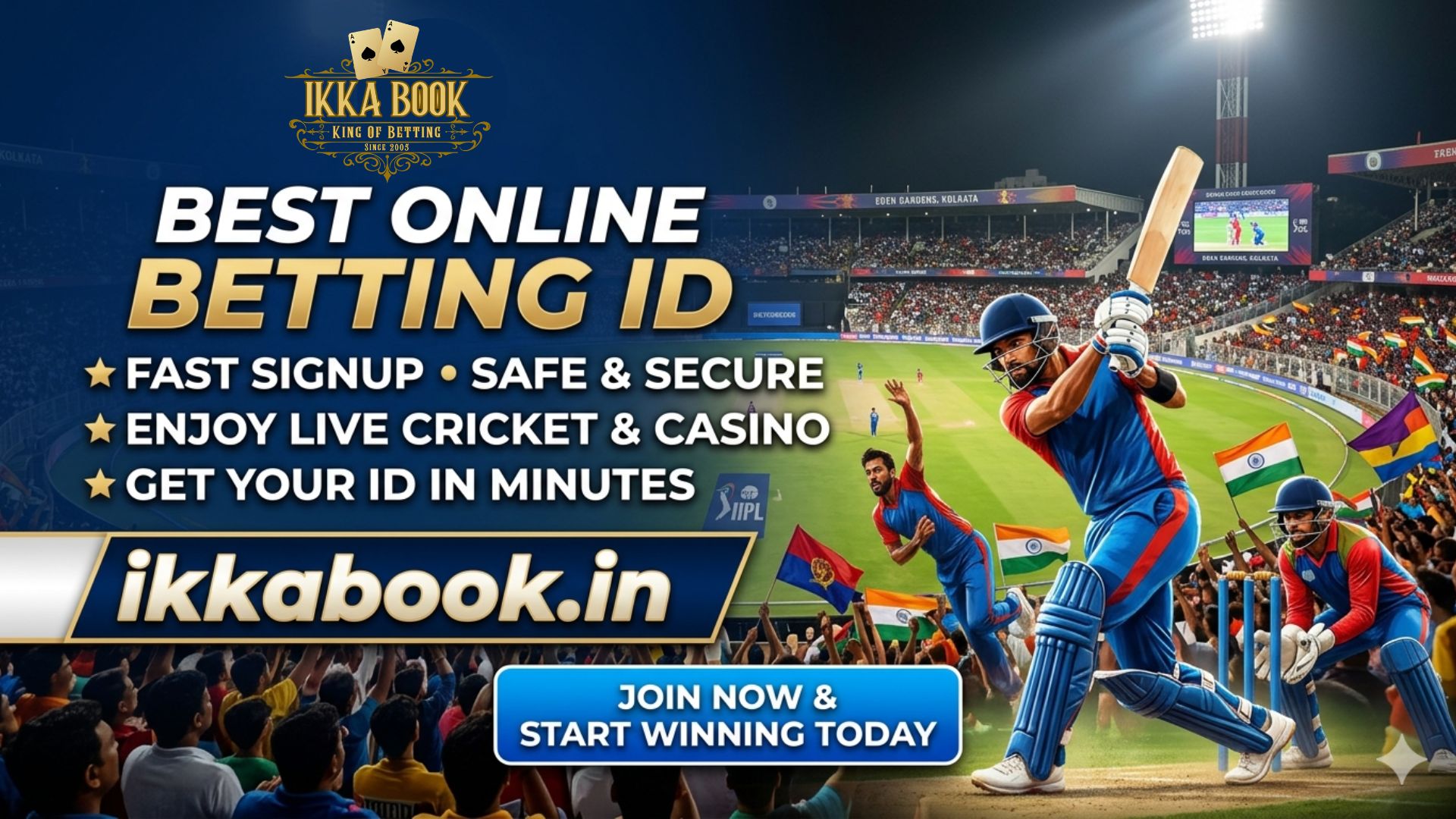 Choose best online betting ID site with fast approval and enjoyable live betting action