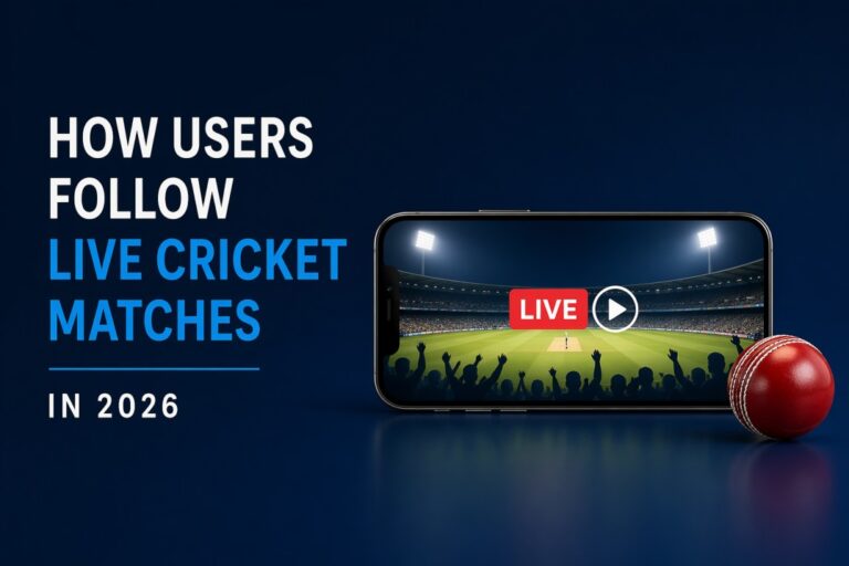 How Users Follow Live Cricket Matches in 2026