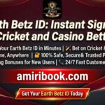 Earth Betz ID instant signup platform for cricket and casino betting online today