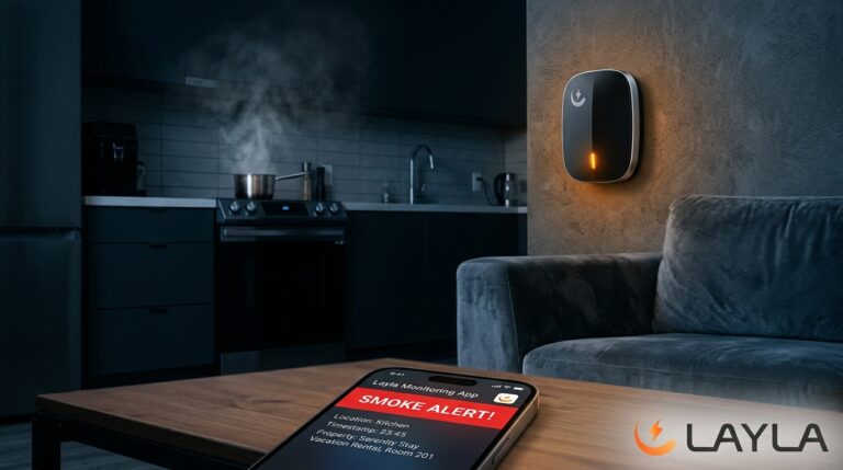 smoke CO detection rental property guest safety Layla