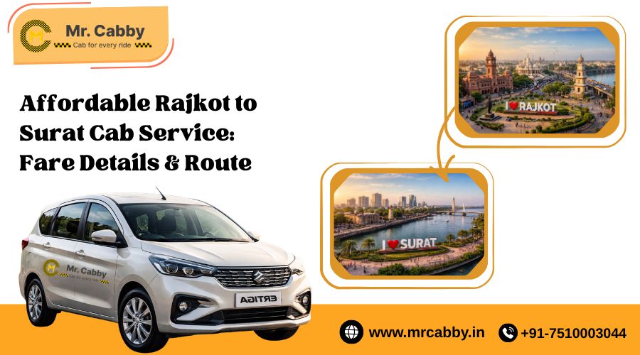 Rajkot to Surat Cab Service