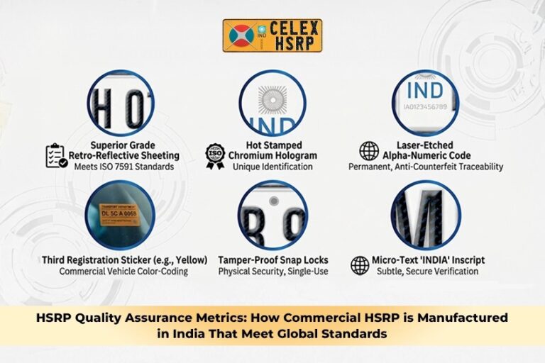 commercial HSRP manufacture in India