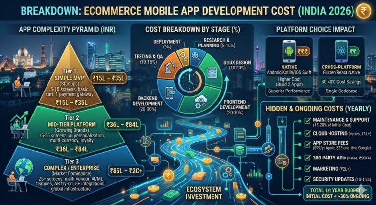 ecommerce mobile app development cost