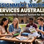 Students using laptops for assignment services in Australia