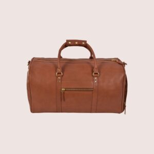 leather traveler bag