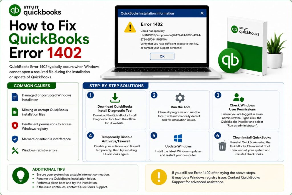 QuickBooks Error 1402