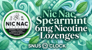 Nic Nac Spearmint 6mg Nicotine Lozenges 28