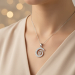 custom moissanite pendant