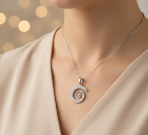 custom moissanite pendant