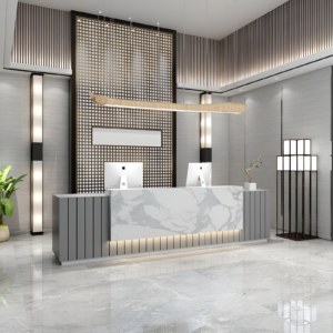 Reception desk in Dubai