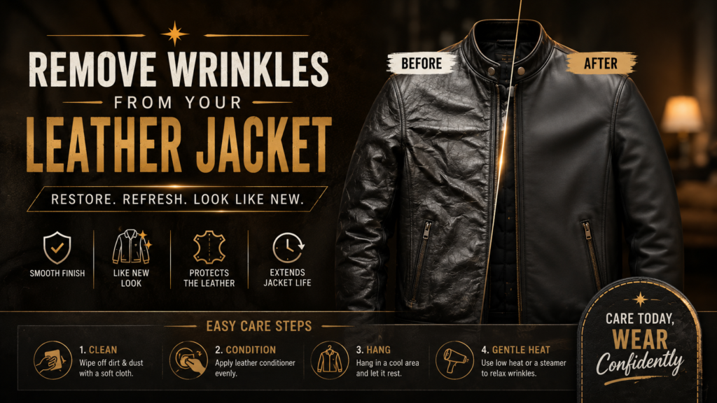 Remove Wrinkles from a Leather Jacket