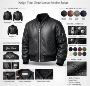 customize bomber jacket