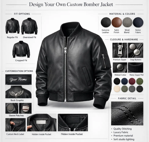 customize bomber jacket