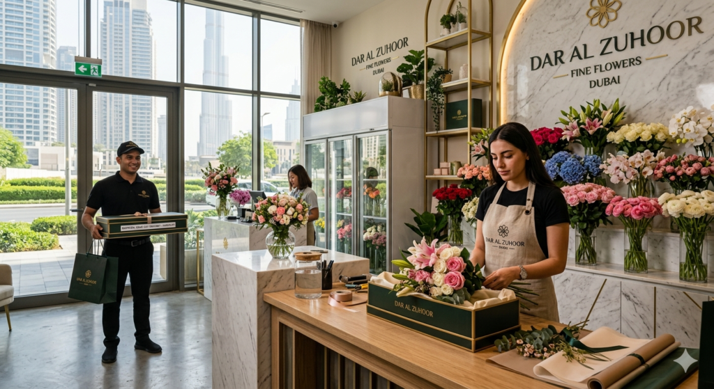 flowers shop in Dubai