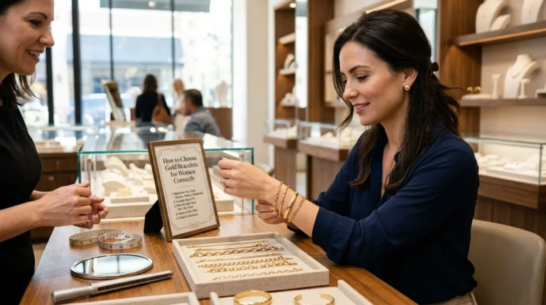 How to Choose Gold Bracelets for Women Correctly
