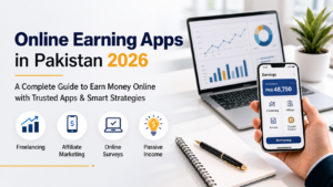 online earning app in pakistan dashboard