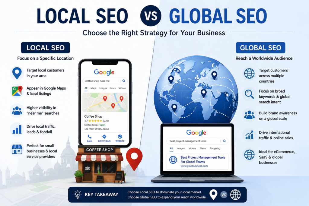 Local SEO vs Global SEO