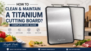 titanium cutting board, titanium cutting boards, Bright Links USA