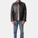 leather bomber jacket women