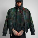 Who Decides War x Pelle Monument Jacket Coal-Multicolor