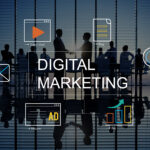 Digital Marketing Media Technology Graphic Concept