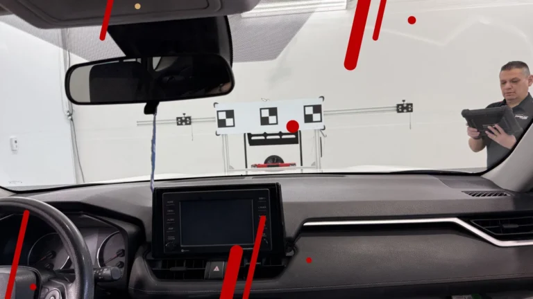 Windshield camera calibration service