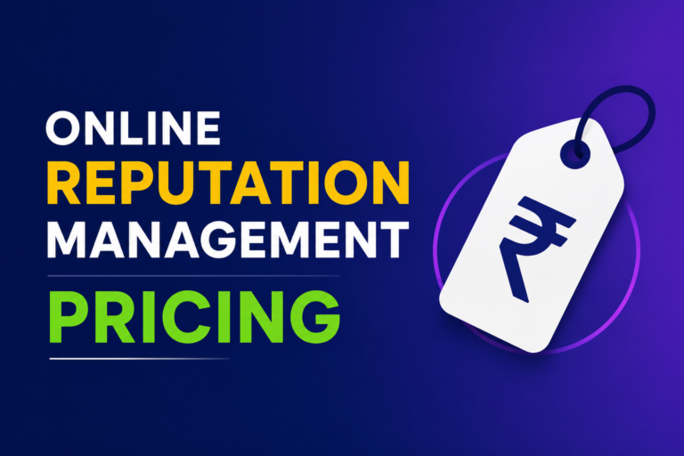 online reputation management pricing