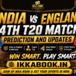 Follow India England fourth T20 prediction updates today using Ikka Book platform