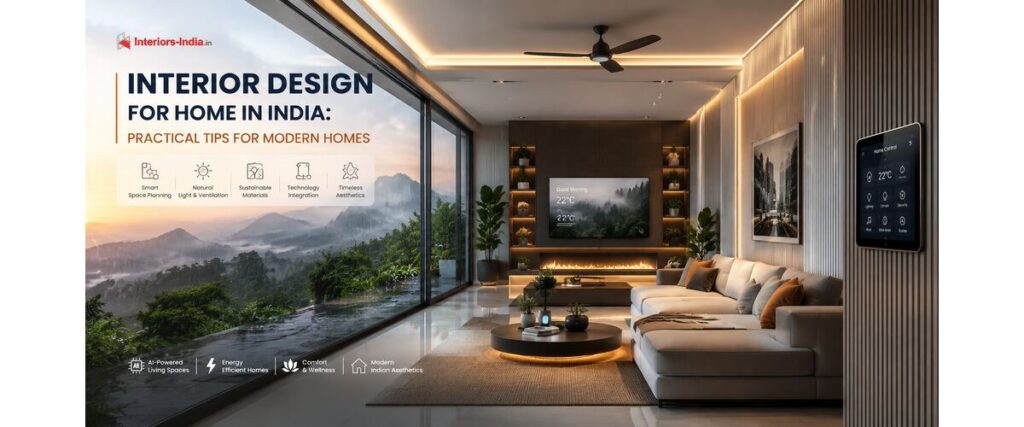 Interior Design for Home in India: Practical Tips for Modern Homes