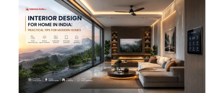 Interior Design for Home in India: Practical Tips for Modern Homes