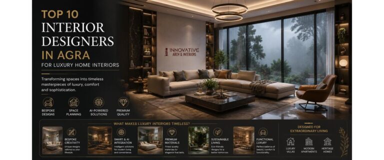 Top 10 Interior Designers in Agra for Luxury Home Interiors