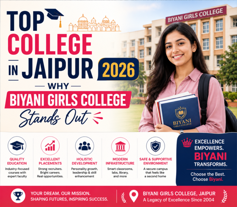 Top College in Jaipur 2026 — Why Biyani Girls College Stands Out